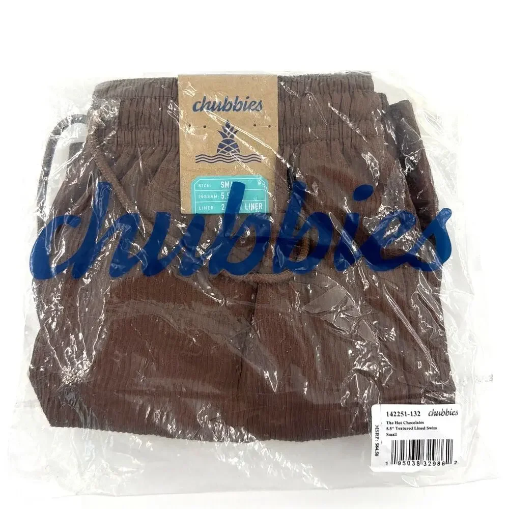 Chubbies Men's Brown The Hot Chocolates Classic 5.5